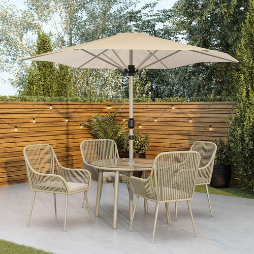 Seater beige rope round - beige,