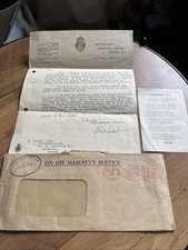 1939 Air Ministry Letter &