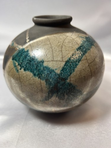 Vtg raku studio art - ‘90,