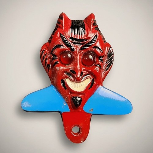 Red devil with jeweled eyes - devil,