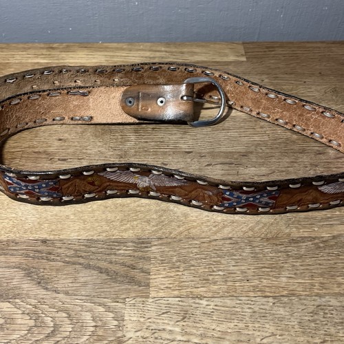 Vintage tooled leather - tooled,