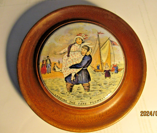 Mounted victorian pratt ware - victorian,