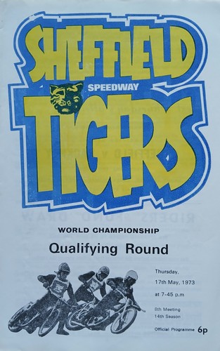 Sheffield speedway programme - sheffield,