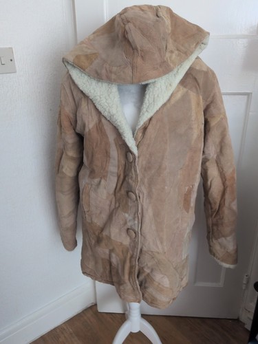 Large beige genuine leather - large,