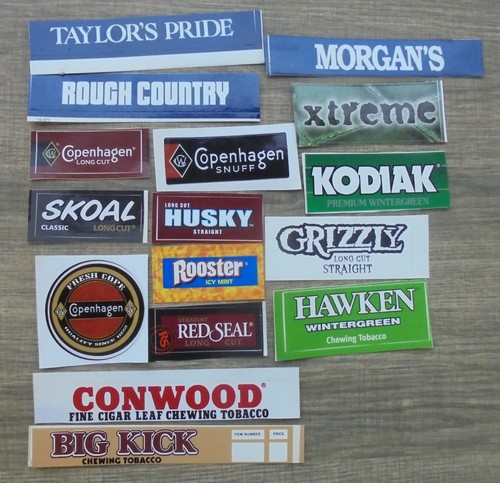 Assorted chew dip tobacco - chew/dip,