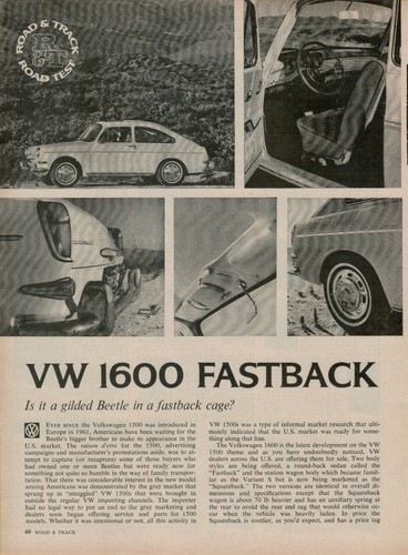 1966 volkswagen 1600 - 1966,