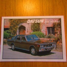 DATSUN 260C MKII MK2 2565cc Saloon & Estate UK Market Sales Brochure 1977