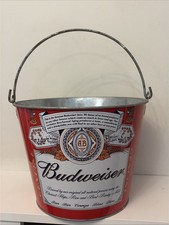 Vintage Red Budweiser Metal