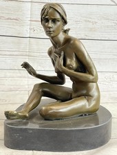 Seated Nude Female Figure in