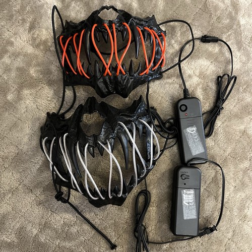 Set led glow half mask - 2,