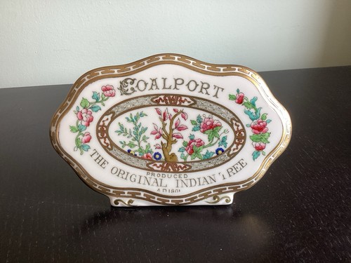 Coalport indian tree plaque - indian,