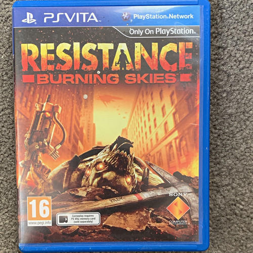 Sony resistance burning skies - sony, resistance: