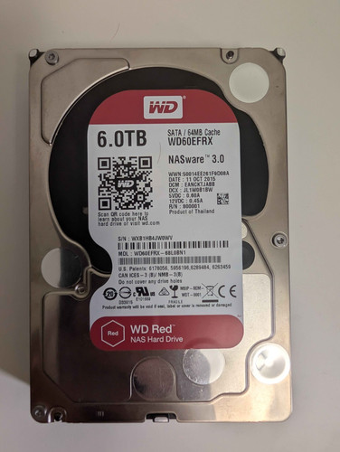 Red 6tb wd60efrx 7k sata - wd,
