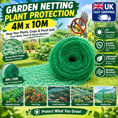 10m garden netting - 4m,