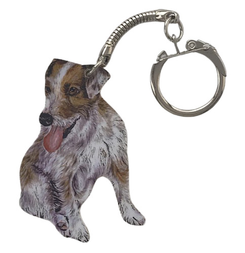 Jack russell keyring - russell,