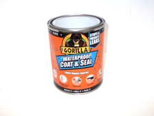 Gorilla waterproof coat & seal liquid rubber coating paint black 946 ml