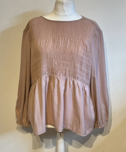Cotton traders pink blouse - pink,