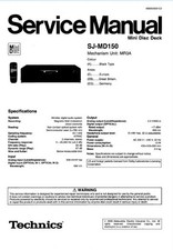 Technics SJ-MD150 Minidisc