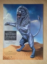 ROLLING STONES BRIDGES TO BABYLON ORIGINAL MAGAZINE ADVERT A4 POSTER 1997