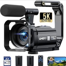5K Dual Lens Video Camera