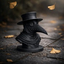 Plague doctor figurine gothic - doctor,