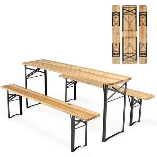 Costway pcs beer table bench - costway,