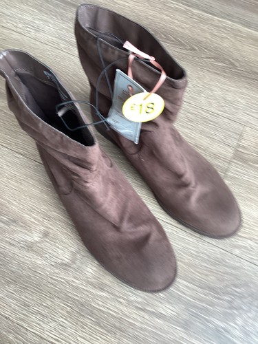 Ladies slouch boot brown - slouch,