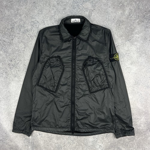 Stone island black lamy flock - island,