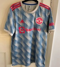 Man Utd Away 2021/22 Top Genuine/Authentic Good Condition Large Mens