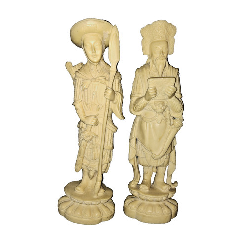 Vtg asian couple - asian, figurines