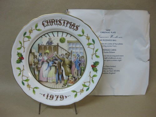 Aynsley 1979 christmas plate - aynsley,
