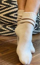 Cashmere bed socks - cashmere,