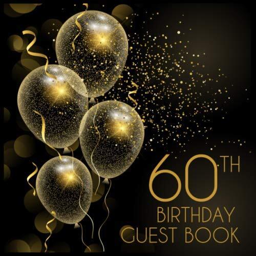 60th birthday guest book - 60th,