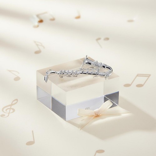 Saxophone brooch metal - saxophone,