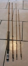 Vintage Alex Martin Thistle 4 Piece Split Cane Fishing Rod collection for sale