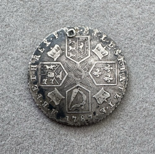 1787 sixpence king george - sixpence,