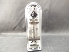 WITTNER. TAKTELL PICCOLO. Mini Metronome. Ruby Red / Black. Compact Size