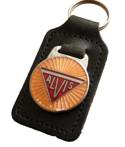 Alvis black leather - , enamel