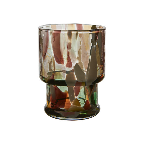 Bohemian glass tumbler - tumbler,, boho