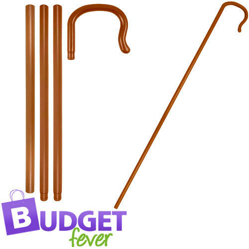Brown shepherd staff - brown, crook