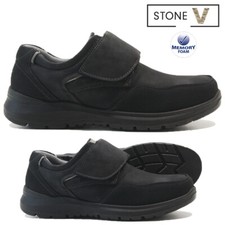 MENS FAUX LEATHER SHOES WIDE FIT WALKING MEMORY FOAM LIGHTWEIGHT CASUAL FORMAL