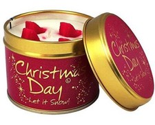 Lily Flame - Scented Candle Tin - Christmas Day - UK MADE