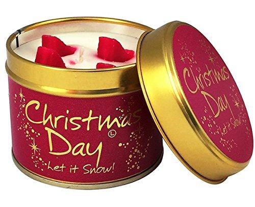 Lily flame scented candle - flame,