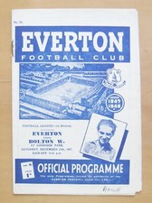 EVERTON v BOLTON WANDERERS