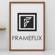 FrameFlix Dark Brown Photo Picture Poster Frames Large Square Small A1 A2 A3 A4