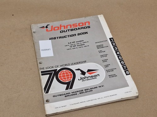 Johnson outboards instruction - outboards,