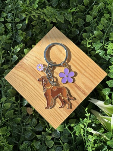 Irish red setter keyring gift - irish,