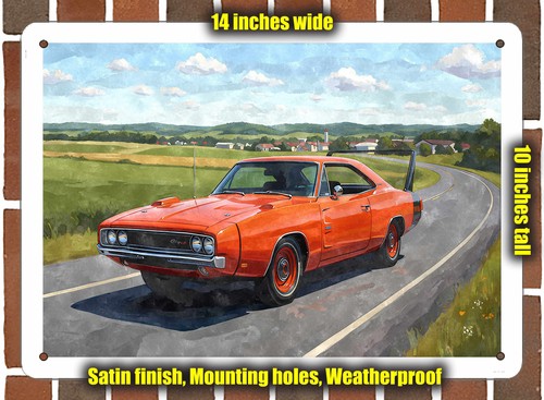 Metal sign 1969 dodge hemi - -,