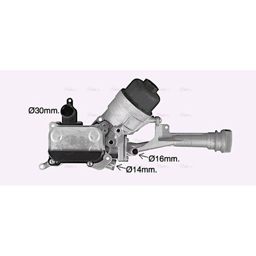 Oil cooler for vauxhall combo - oil,