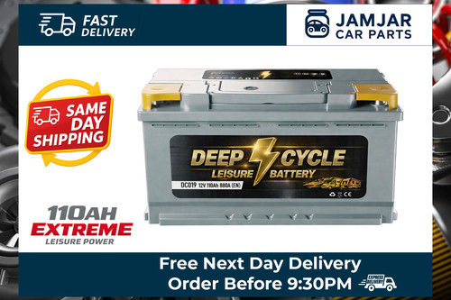 12v 110ah leisure battery - 110ah,